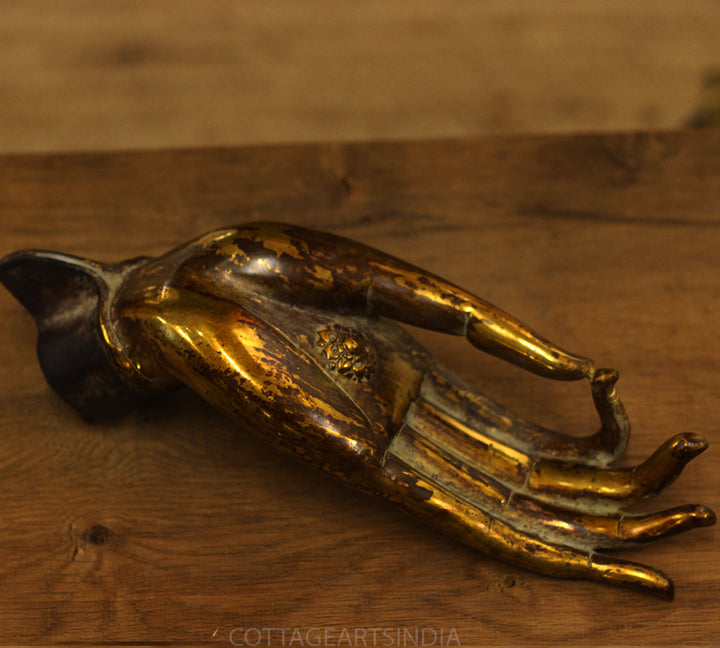 Brass Buddha Hand Table Decor