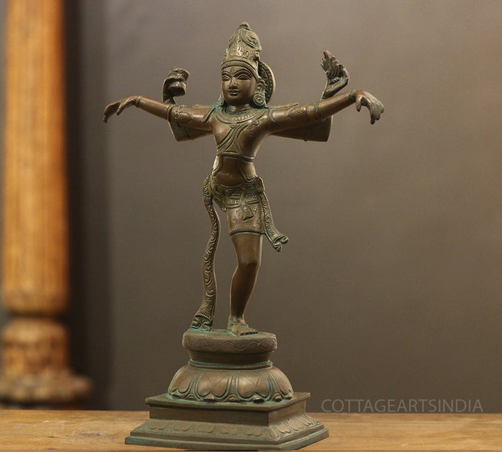 Tandav Shiva in Brass – Broze Finish
