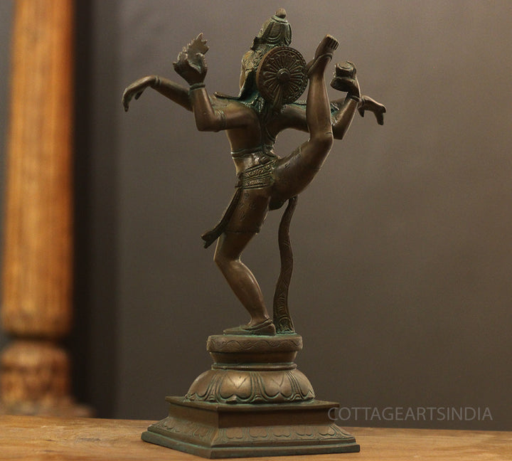Tandav Shiva in Brass – Broze Finish