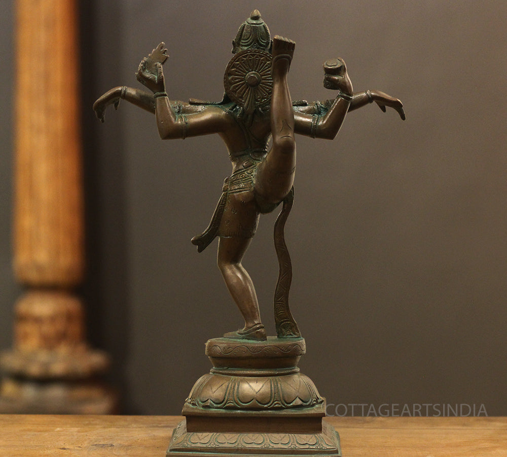 Tandav Shiva in Brass – Broze Finish