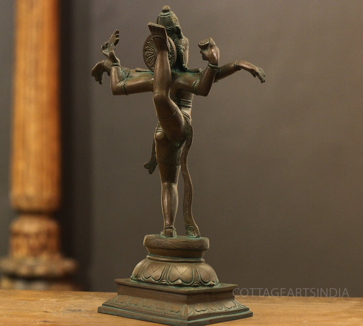 Tandav Shiva in Brass – Broze Finish