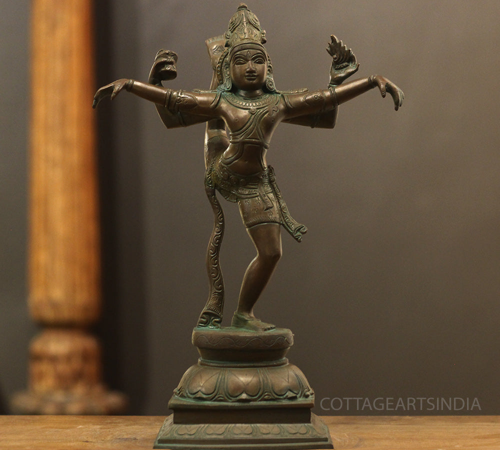 Tandav Shiva in Brass – Broze Finish