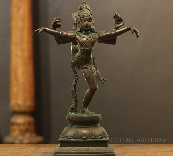 Tandav Shiva in Brass – Broze Finish