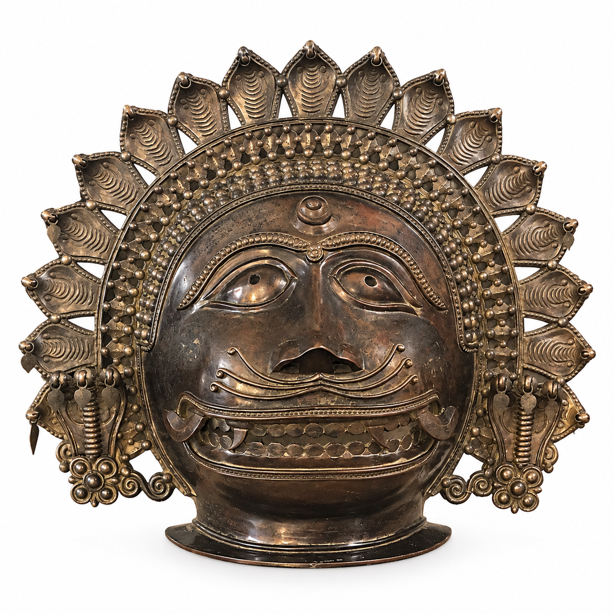 Bronze Panjurli Bhuta Mask -Rare Find