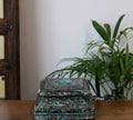 Vintage Teak Wood Haveli Pillar Base | Reclaimed Wooden Pedestal Stand