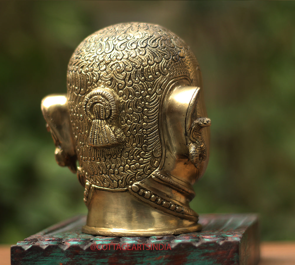 Brass Shiva Mukhlingam Idol
