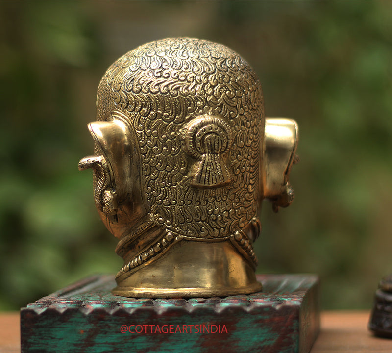 Brass Shiva Mukhlingam Idol