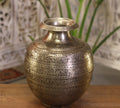Brass Vintage Planter Silver Finish