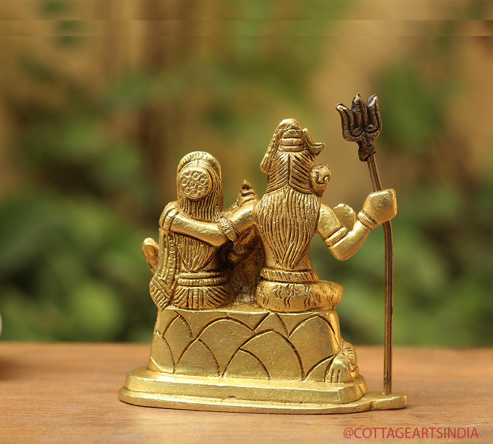 Brass Shiva family Parivar 3.5"