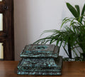 Vintage Teak Wood Haveli Pillar Base | Reclaimed Wooden Pedestal Stand