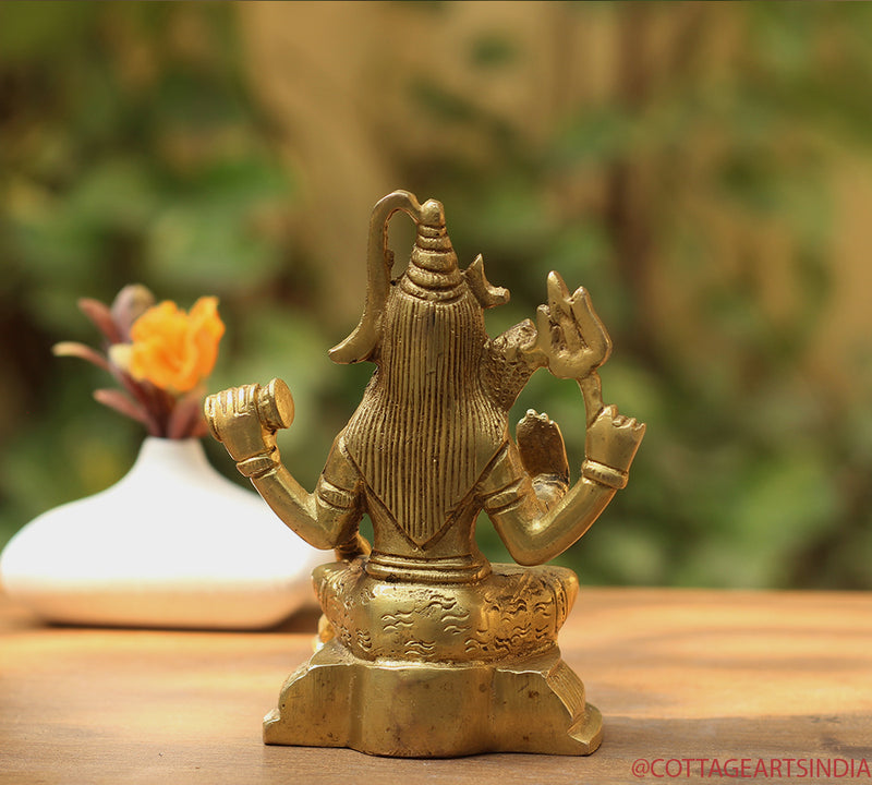 Brass Shiva Sitting 5"