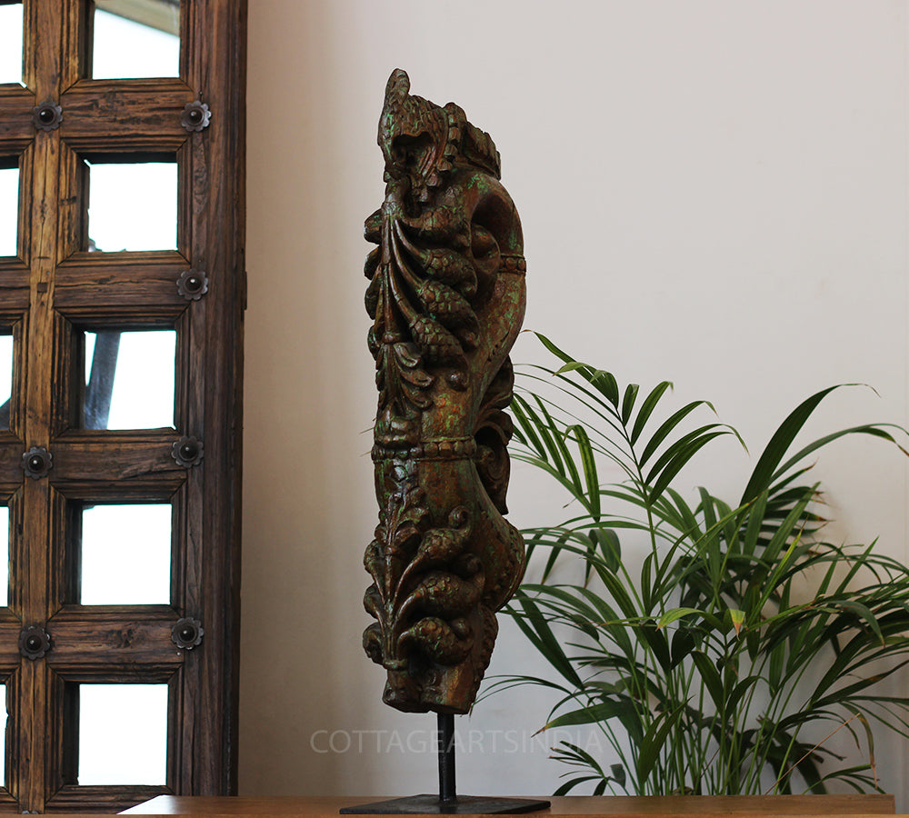 Wooden Vintage Carving -Teak Wood