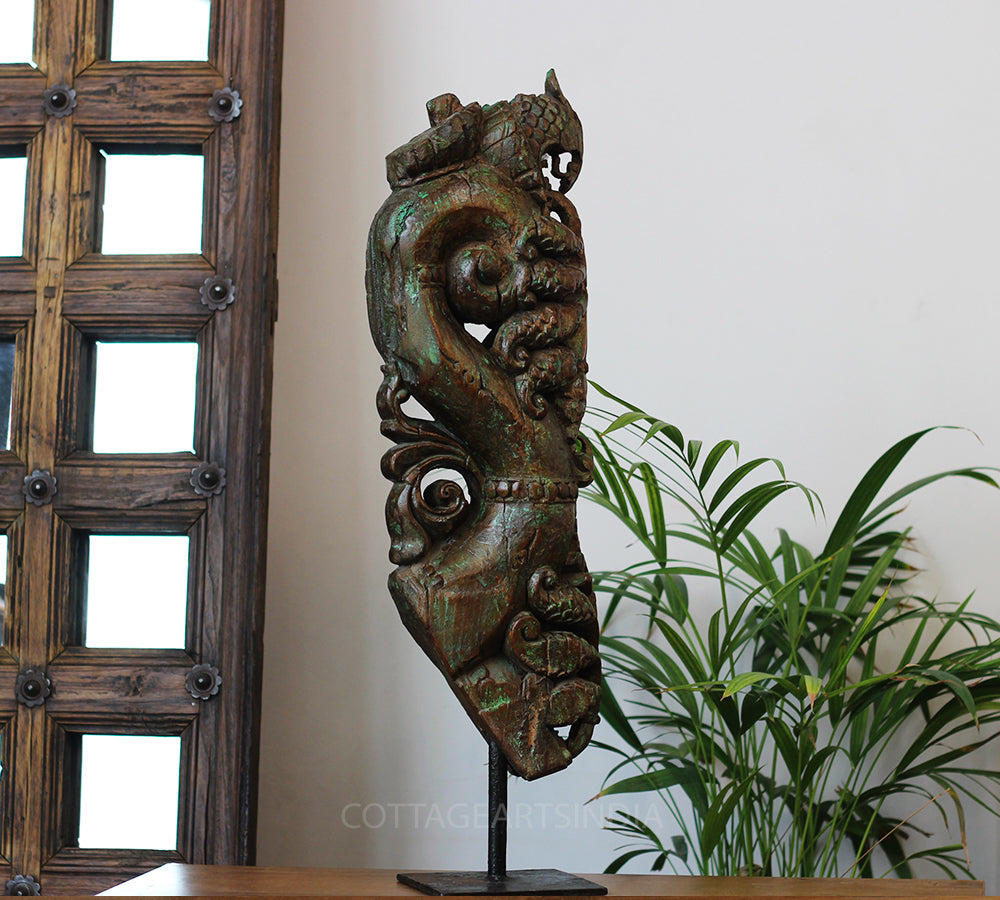 Wooden Vintage Carving -Teak Wood