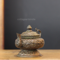 Brass Vintage Handcrafted Decorative Kettle