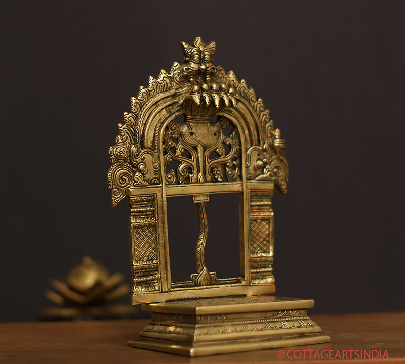 Brass Singhasan Jali Frame 13.5"