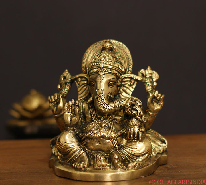 Brass Ganesh Superfine 6.25"