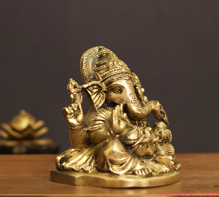 Brass Ganesh Superfine 6.25"