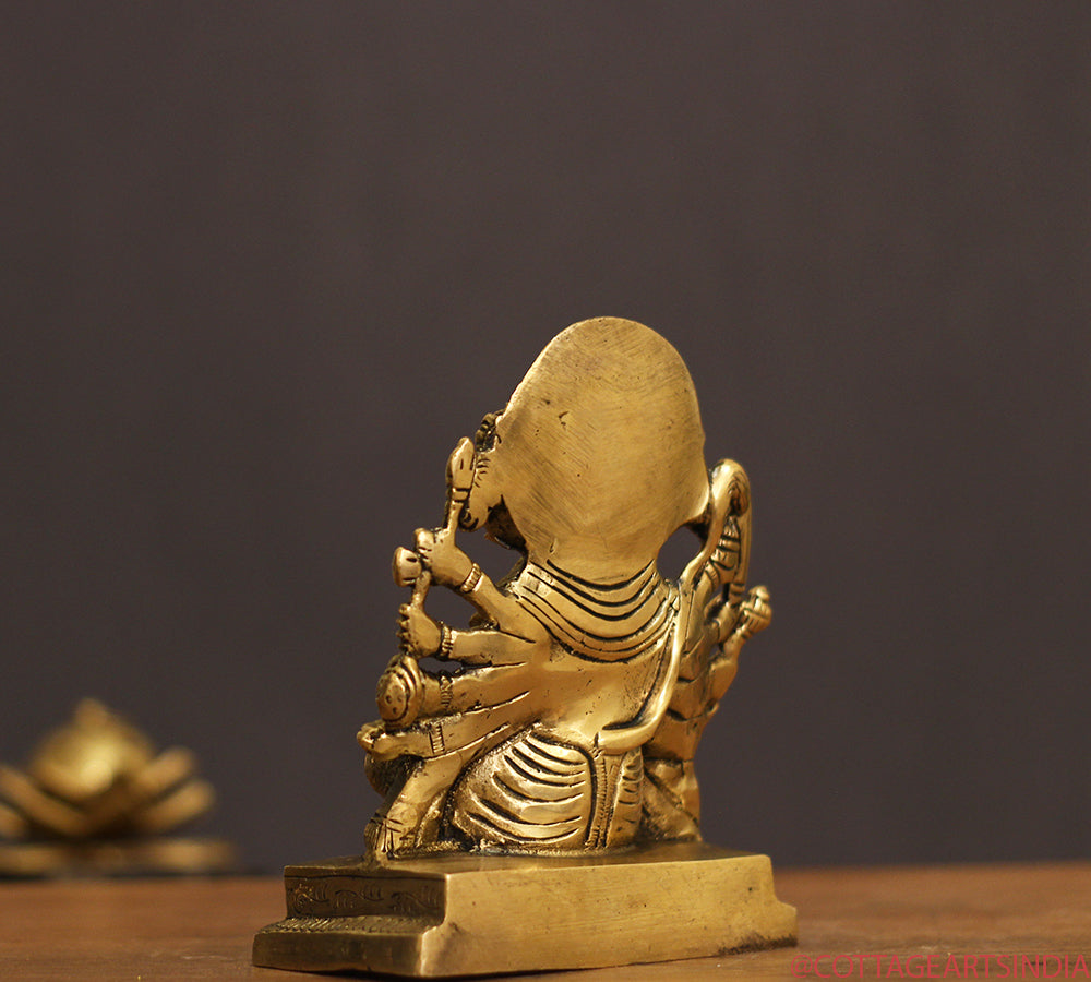 Brass Panchamukhi Hanuman 6"