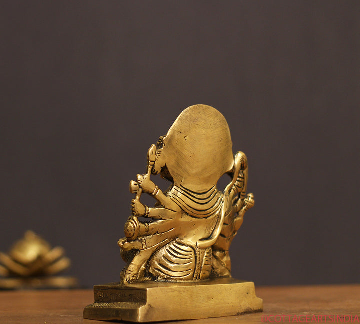 Brass Panchamukhi Hanuman 6"