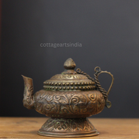 Brass Vintage Handcrafted Decorative Kettle