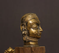 Brass Rustic Finish Shiva Mukhlingam