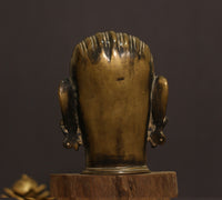 Brass Rustic Finish Shiva Mukhlingam