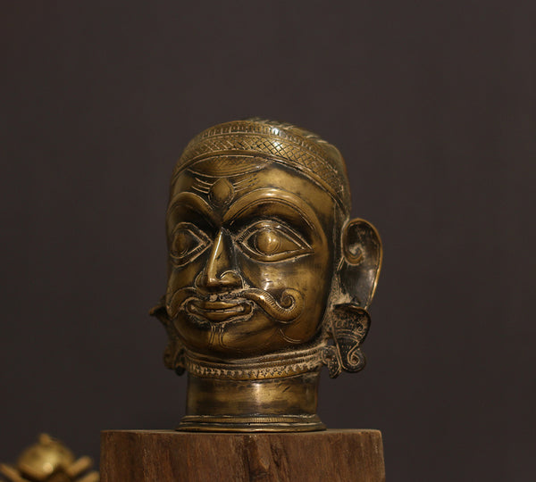Brass Antique Shiva Mukhlingam