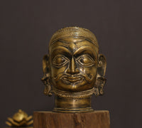 Brass Rustic Finish Shiva Mukhlingam