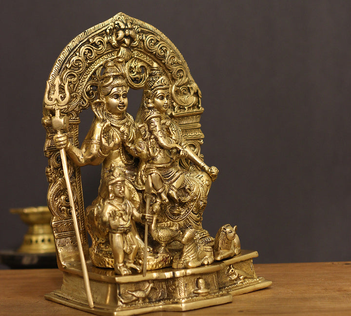 Brass Shiva family Parivar 12"