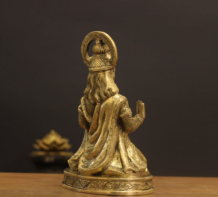 Brass Hanuman Ashirvad 8.5''