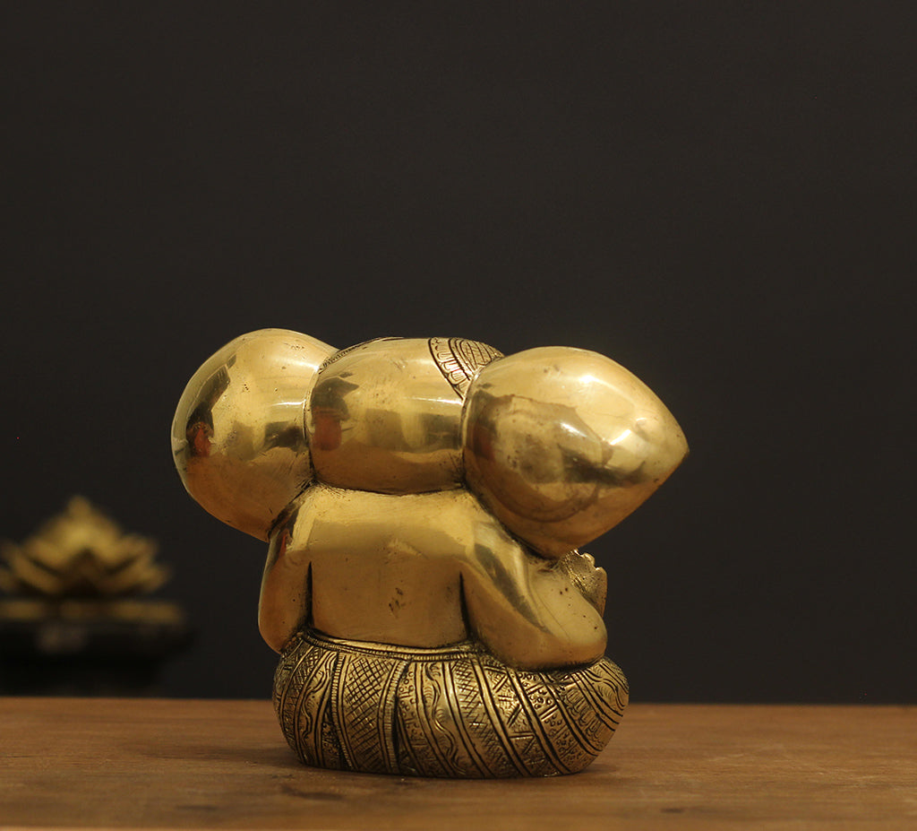 Brass Ganesh 5"