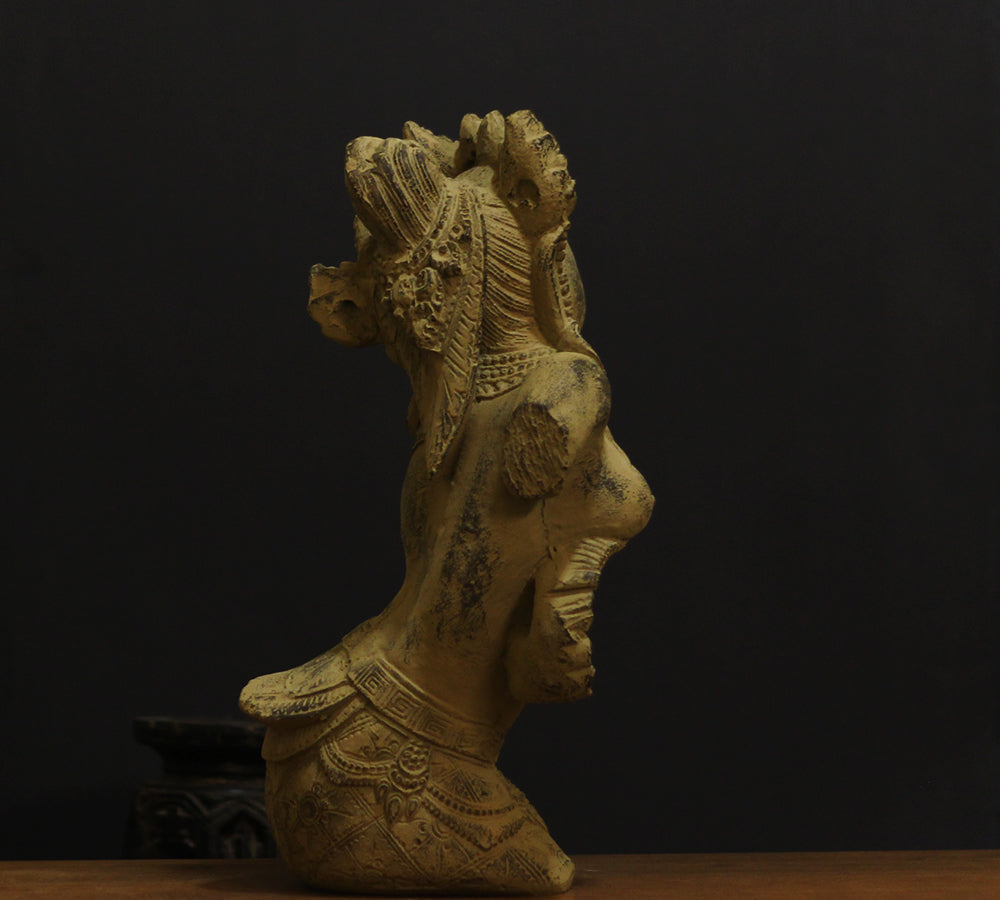 Vintage Finished Resin Lady Figure