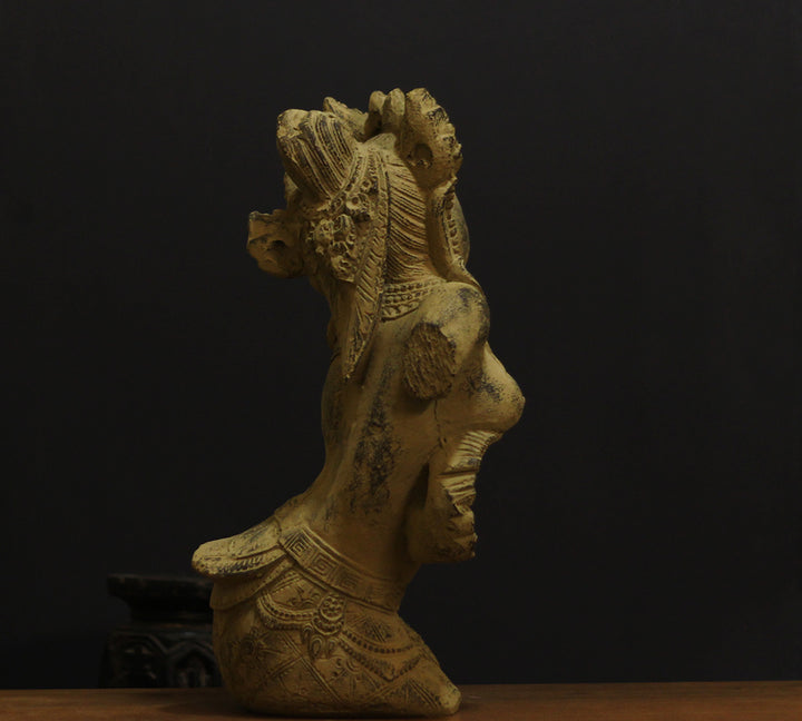 Vintage Finished Resin Lady Figure