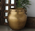 Brass Vintage Carved Planter