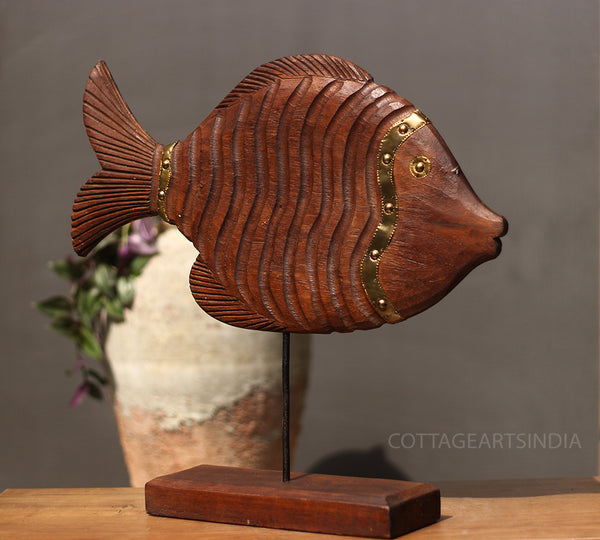 Wooden Fish Decor