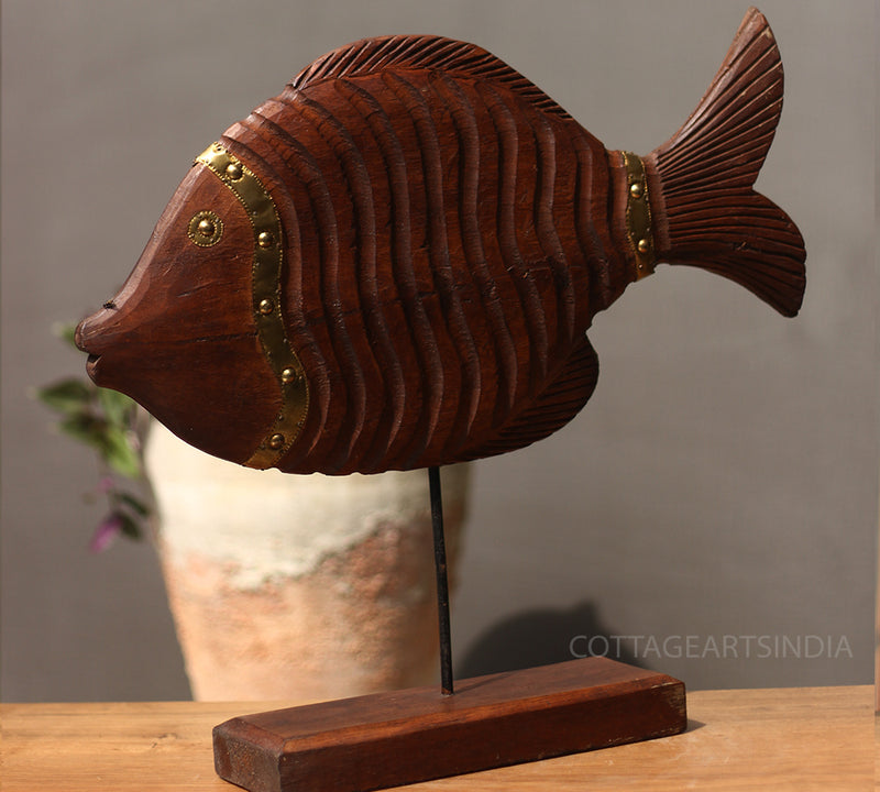 Wooden Fish Decor