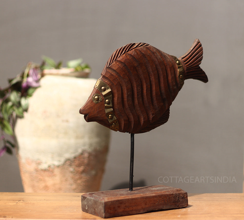 Wooden Fish Decor