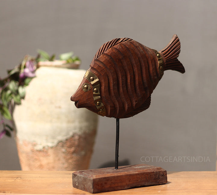 Wooden Fish Decor