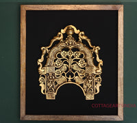 Wooden Frames With Brass Prabhavali Floral
