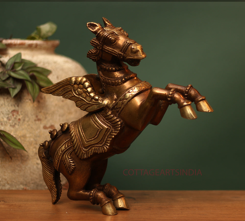 Brass Horse With Wings