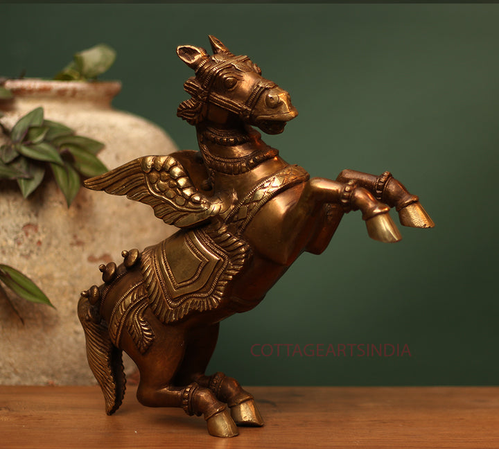 Brass Horse With Wings