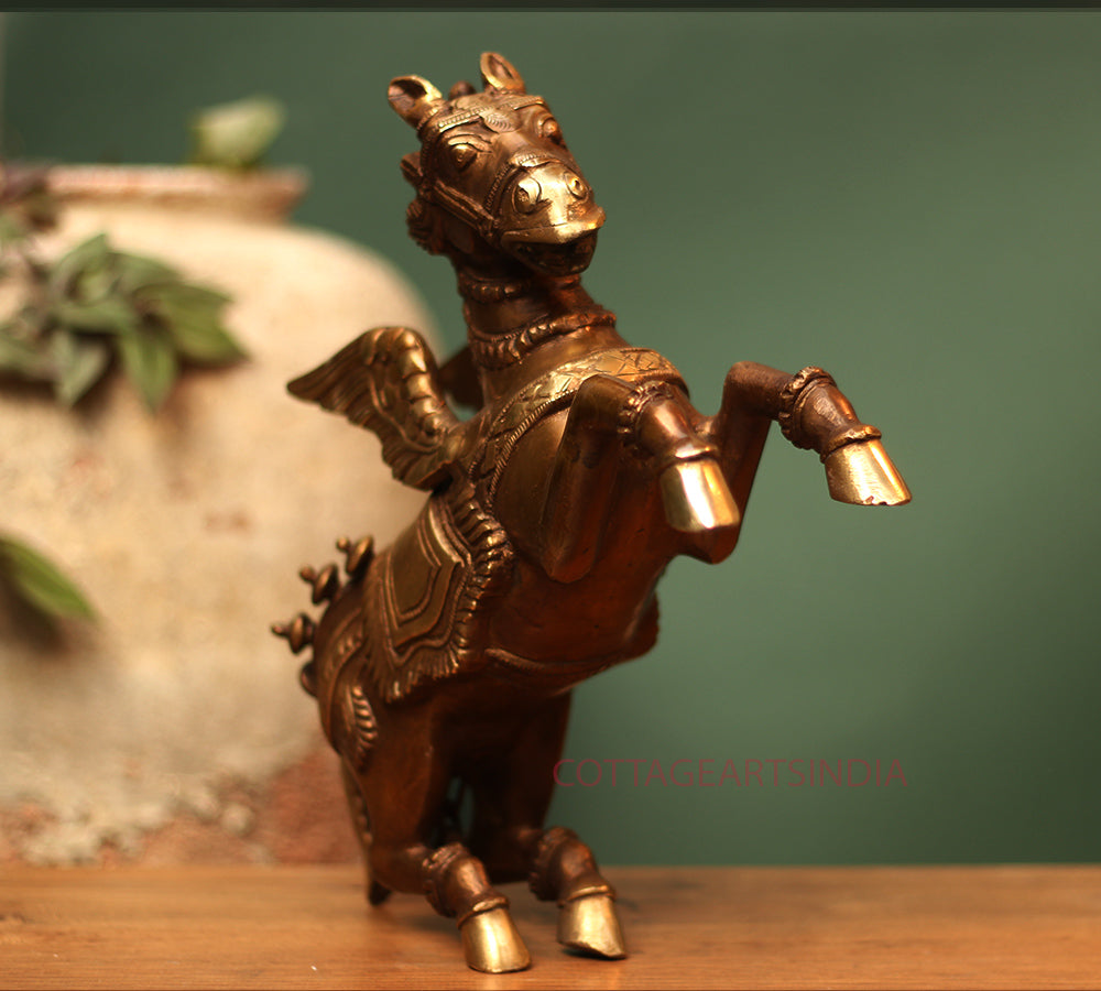 Brass Horse With Wings
