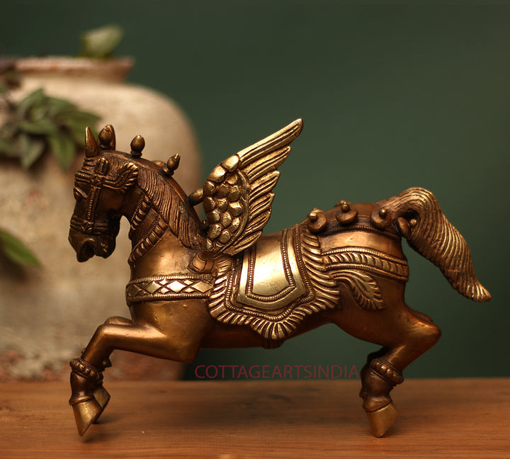 Brass Horse With Wings