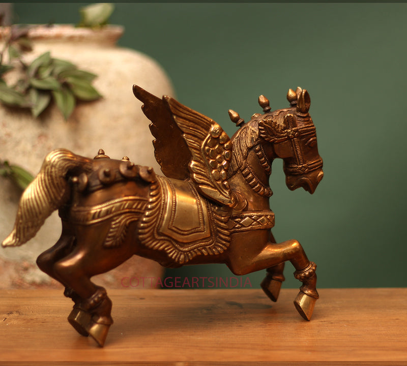 Brass Horse With Wings