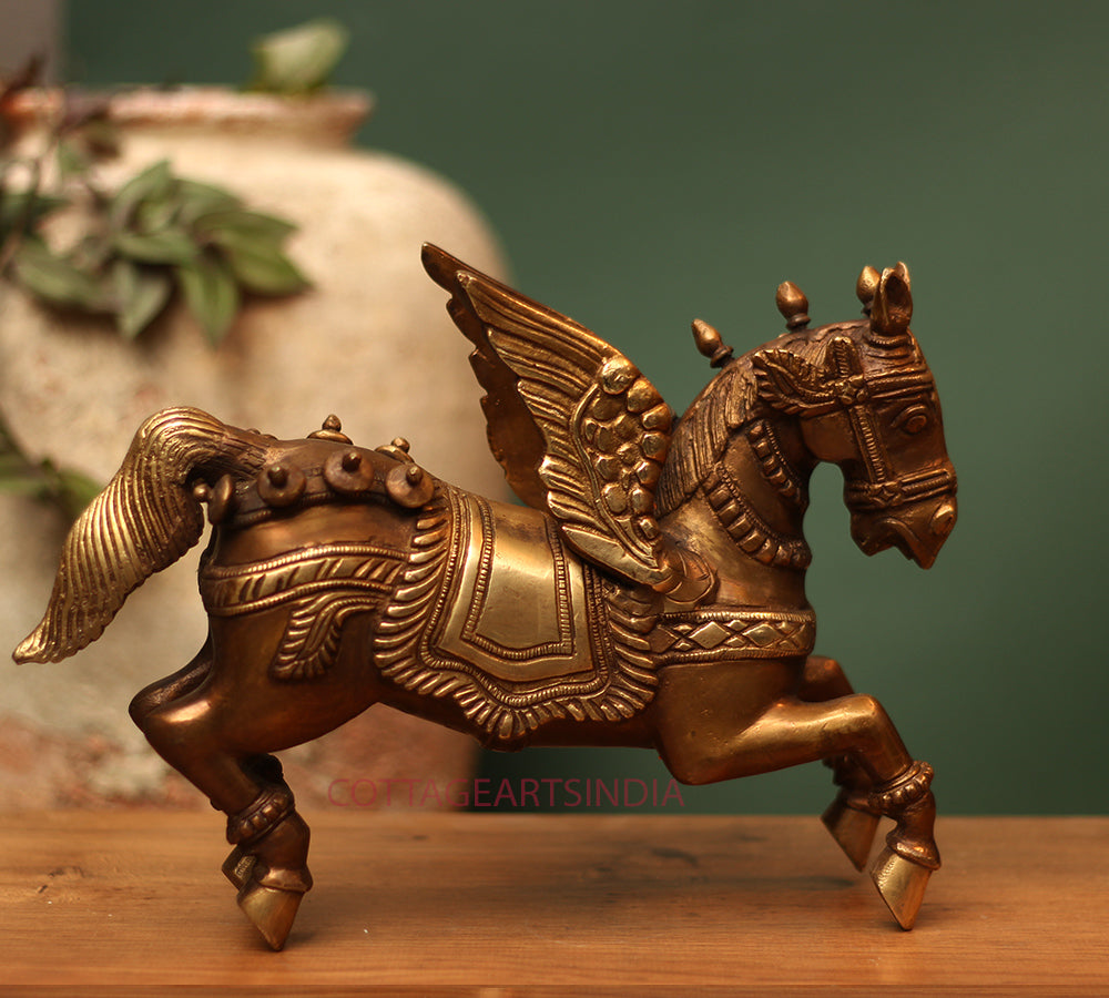 Brass Horse With Wings
