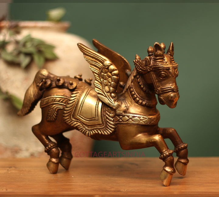 Brass Horse With Wings