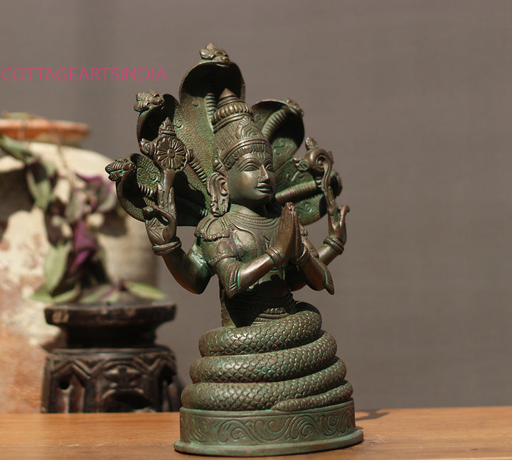 Brass Patanjali Bronze Finish 12"