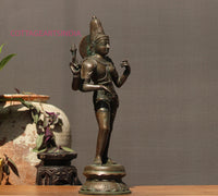 Brass Ardhanarashivara Bronze Finish 19"