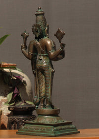 Brass Vishnu Bronze Finish 18"