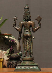 Brass Vishnu Bronze Finish 18"